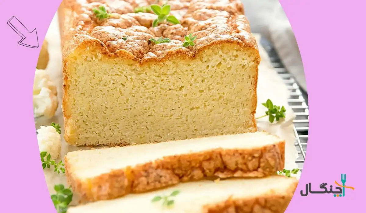 نان کم کربوهیدرات با گل کلم