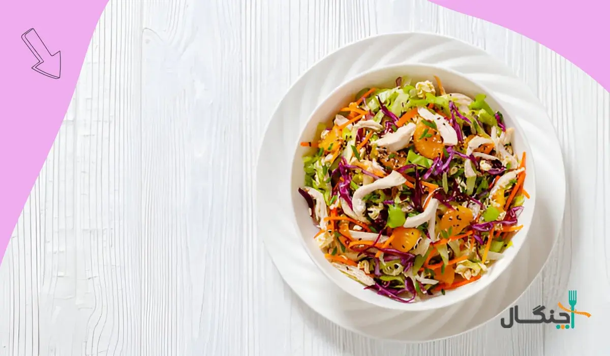 سالاد مرغ برای بدنسازی