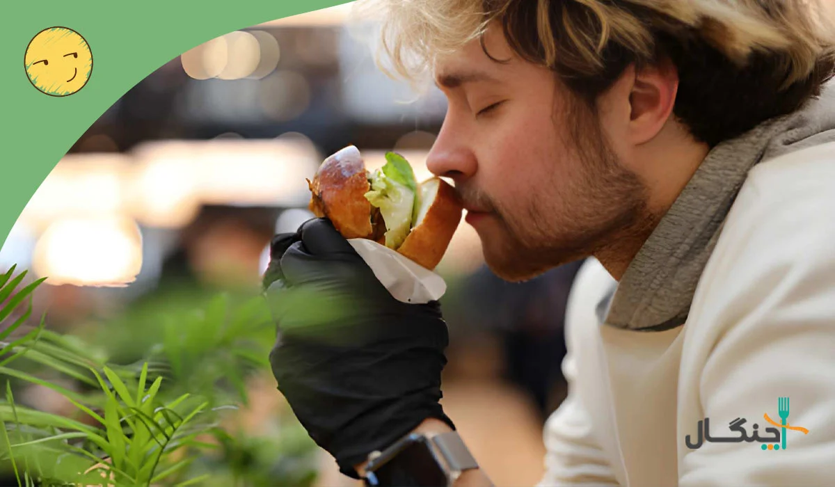 تاثیر رنگ و بو بر اشتها