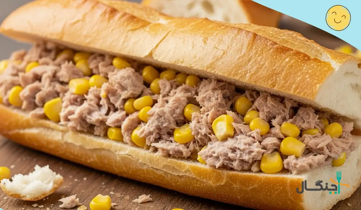 طرز تهیه ساندویچ رژیمی با تن ماهی