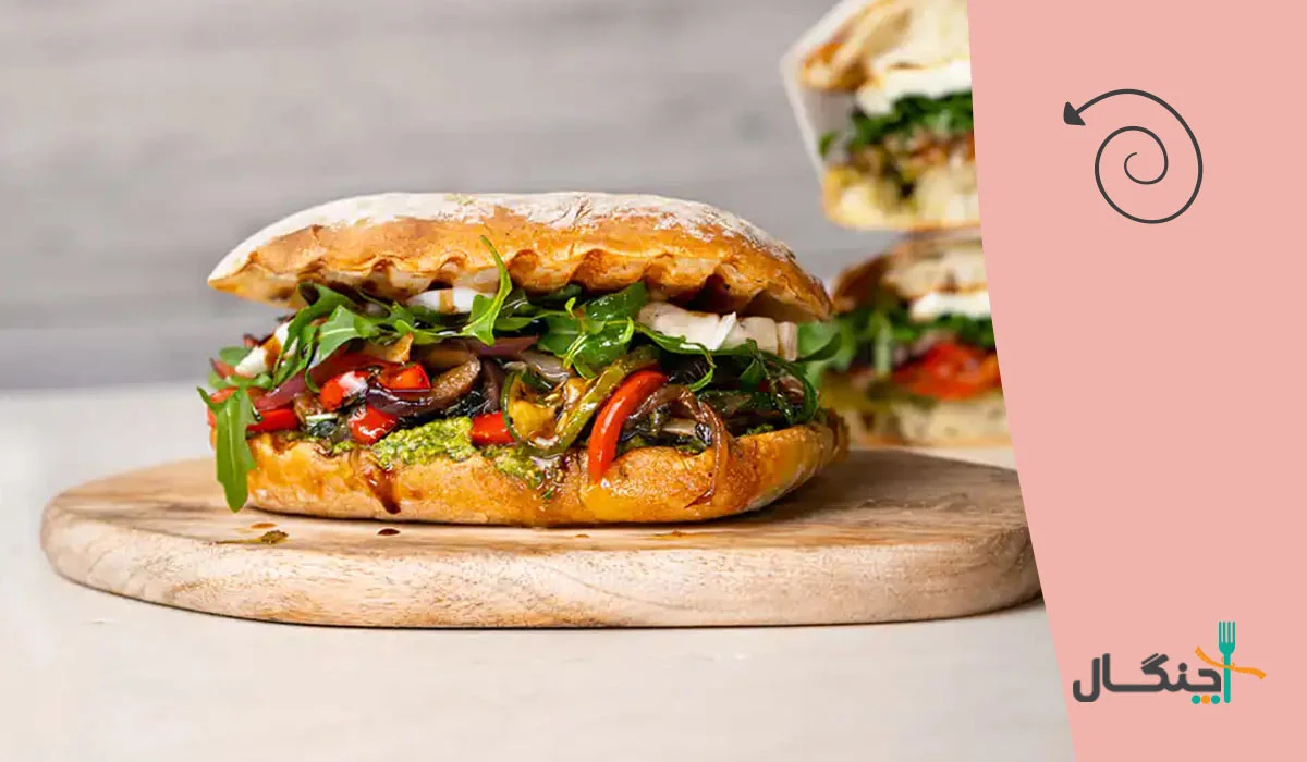 ساندویچ رژیمی سبزیجات