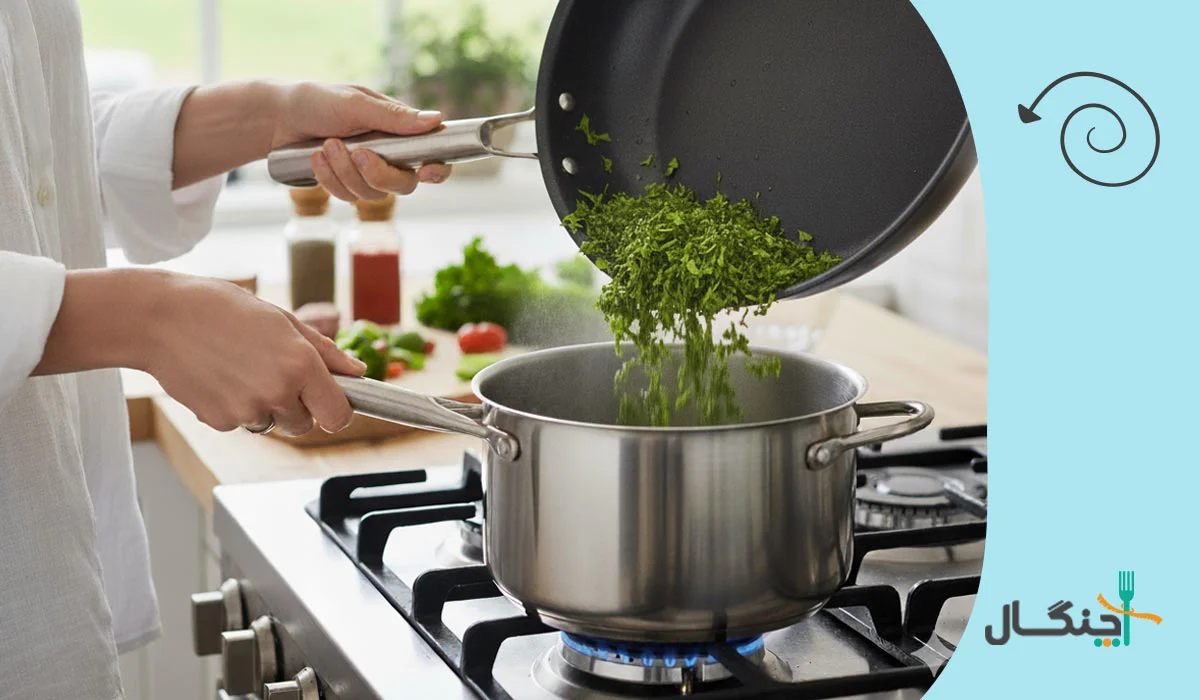 طرز تهیه قورمه سبزی رژیمی