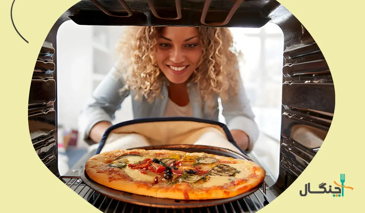 پیتزا رژیمی با خمیر سبوس‌دار