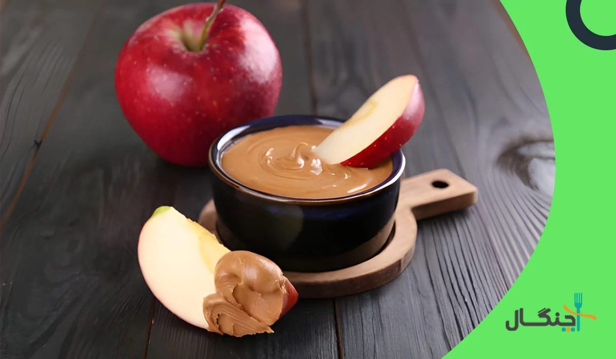 میان وعده رژیمی با کره بادام زمینی