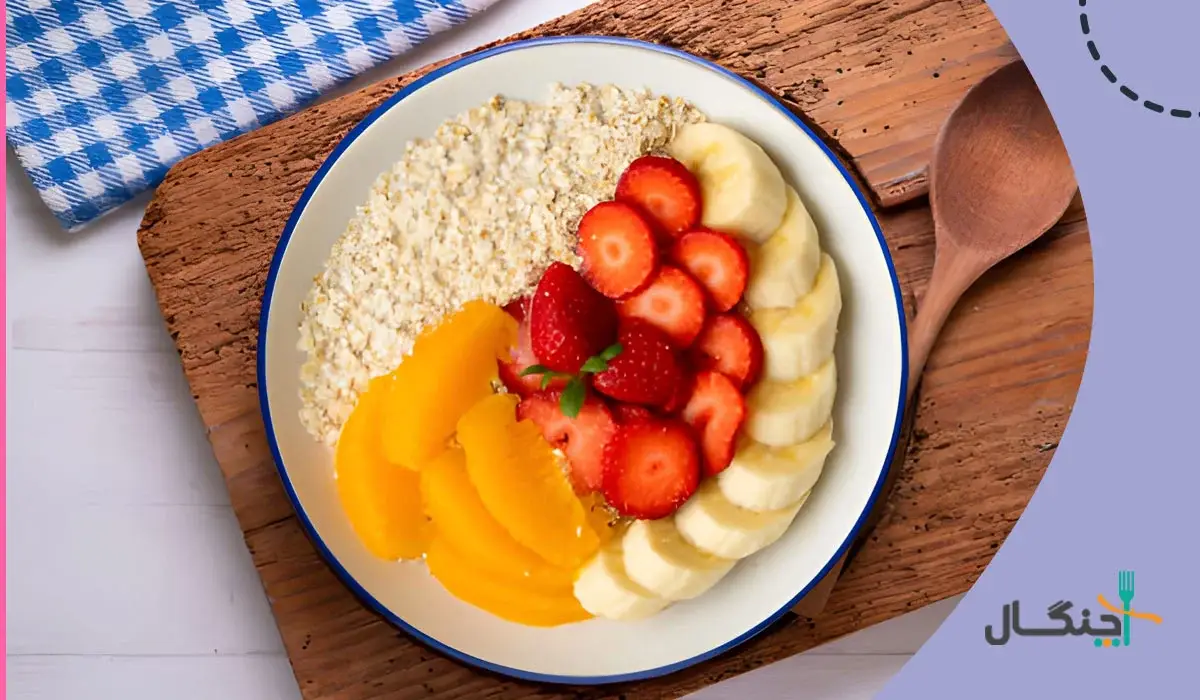 طرز تهیه اوتمیل رژیمی با پرتقال